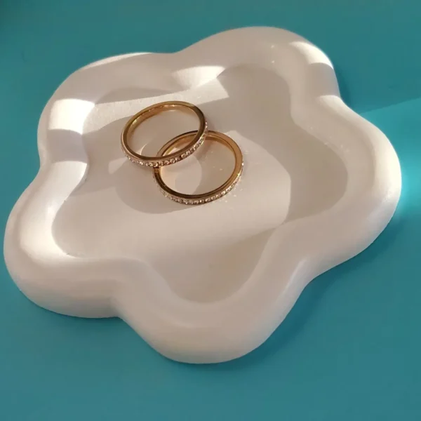 Anillo Dorado Circonio en Acero Inoxidable Talla 8