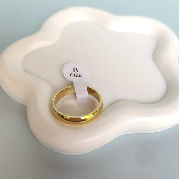 Anillo Dorado Opalo Talla 8