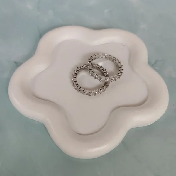 Anillo Prisma Acero Inoxidable Clásico con Circón Sintético - Image 2