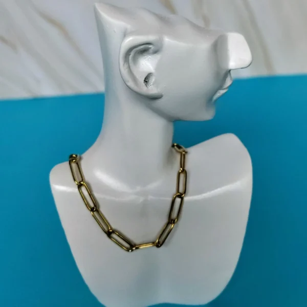 Choker Dorado en Acero Inoxidable