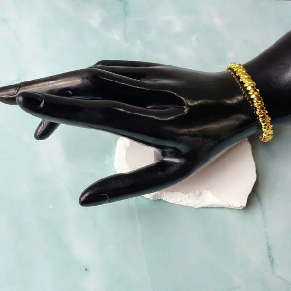 Pulsera Dorada Bobinado en Acero Inoxidable - Image 2