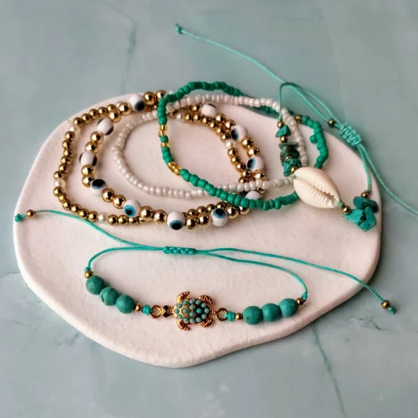 Pulsera Turquesa Tortuga