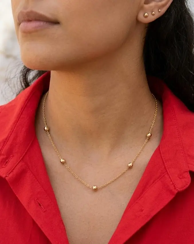 Cadena Zen dorada en Acero Inoxidable