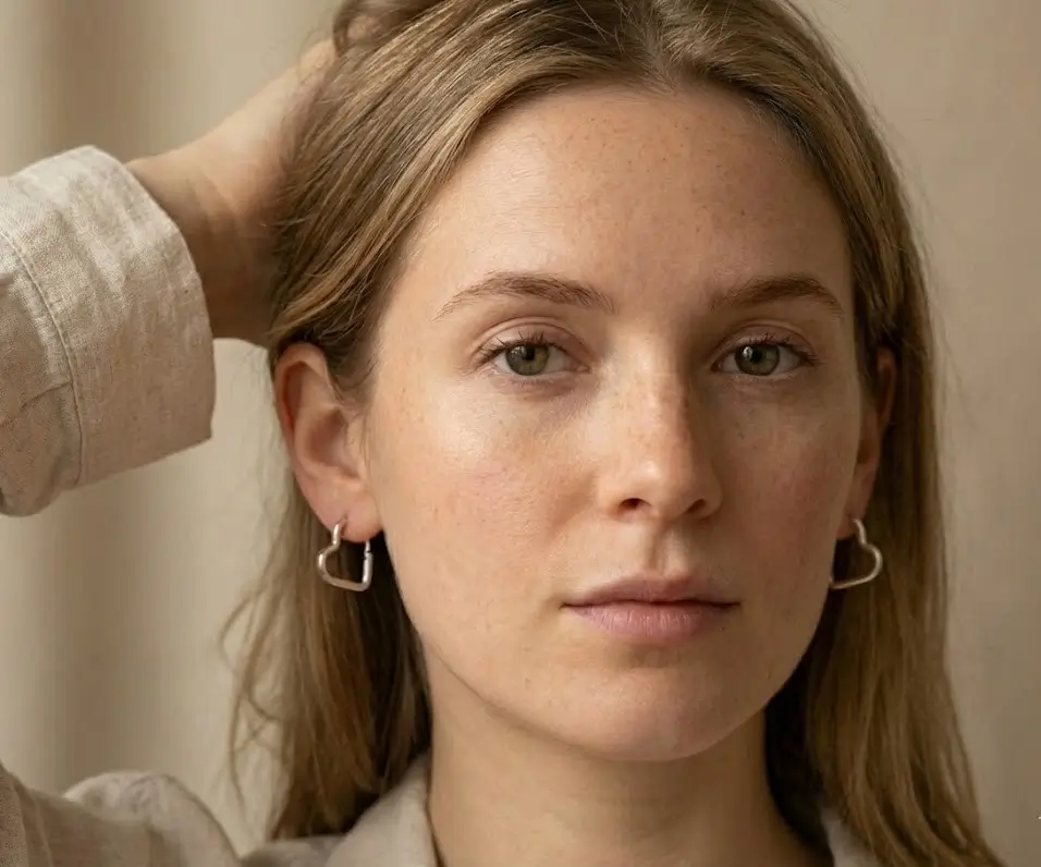 Candonga corazón plateado