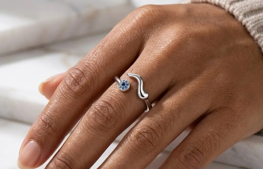 Anillo Destello Celeste